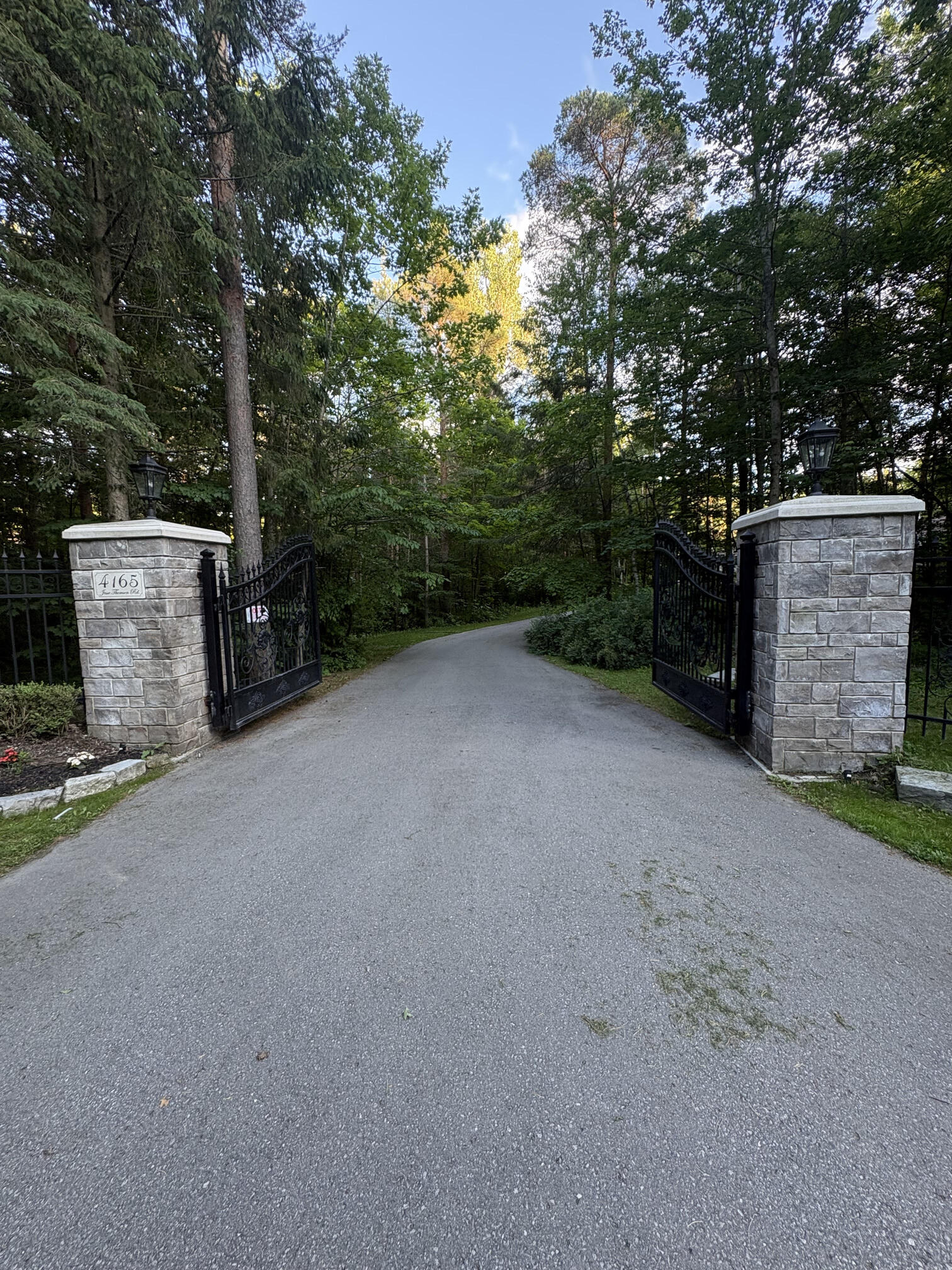 Custom driveway gate