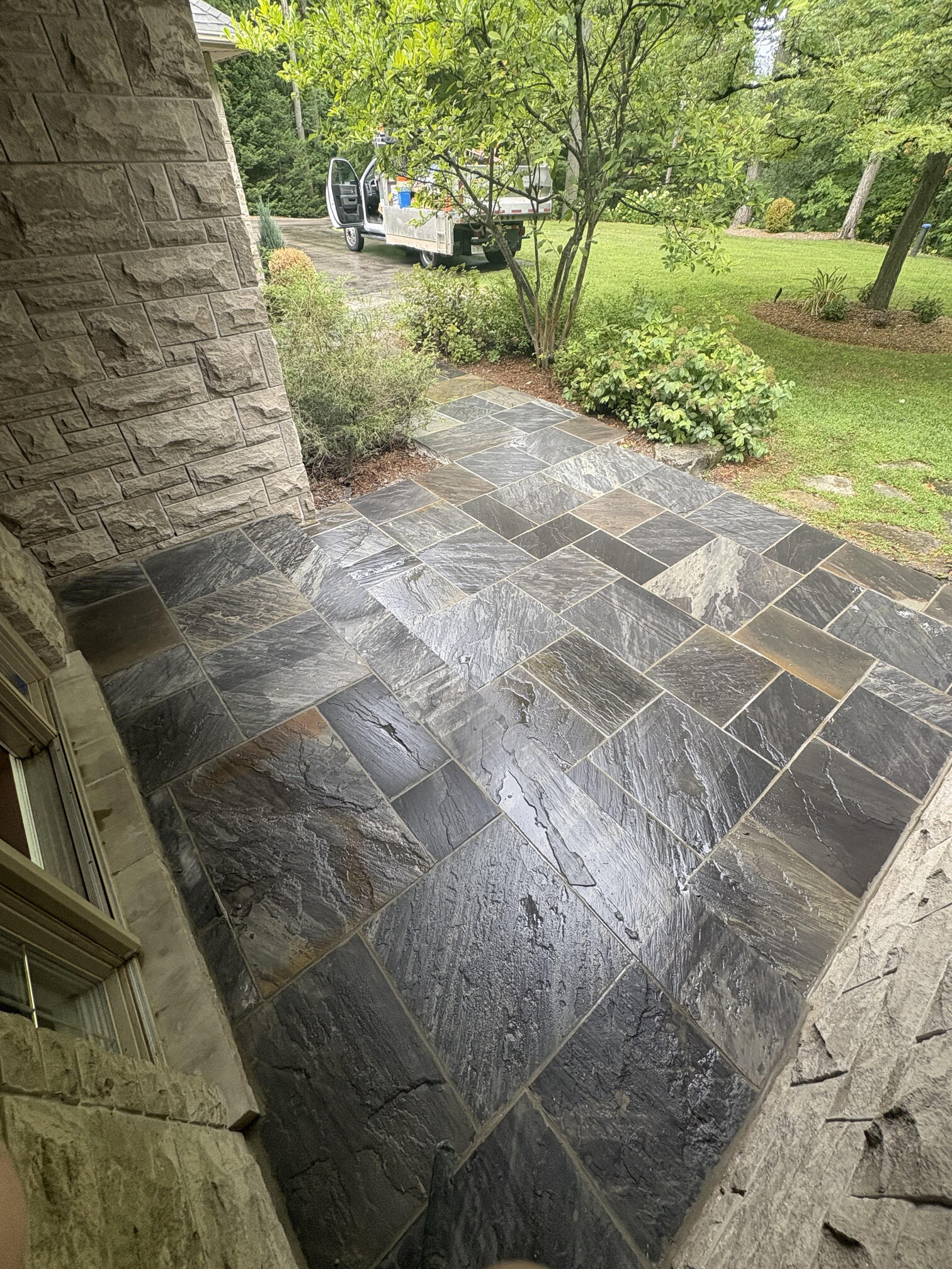 Stone porch GTA