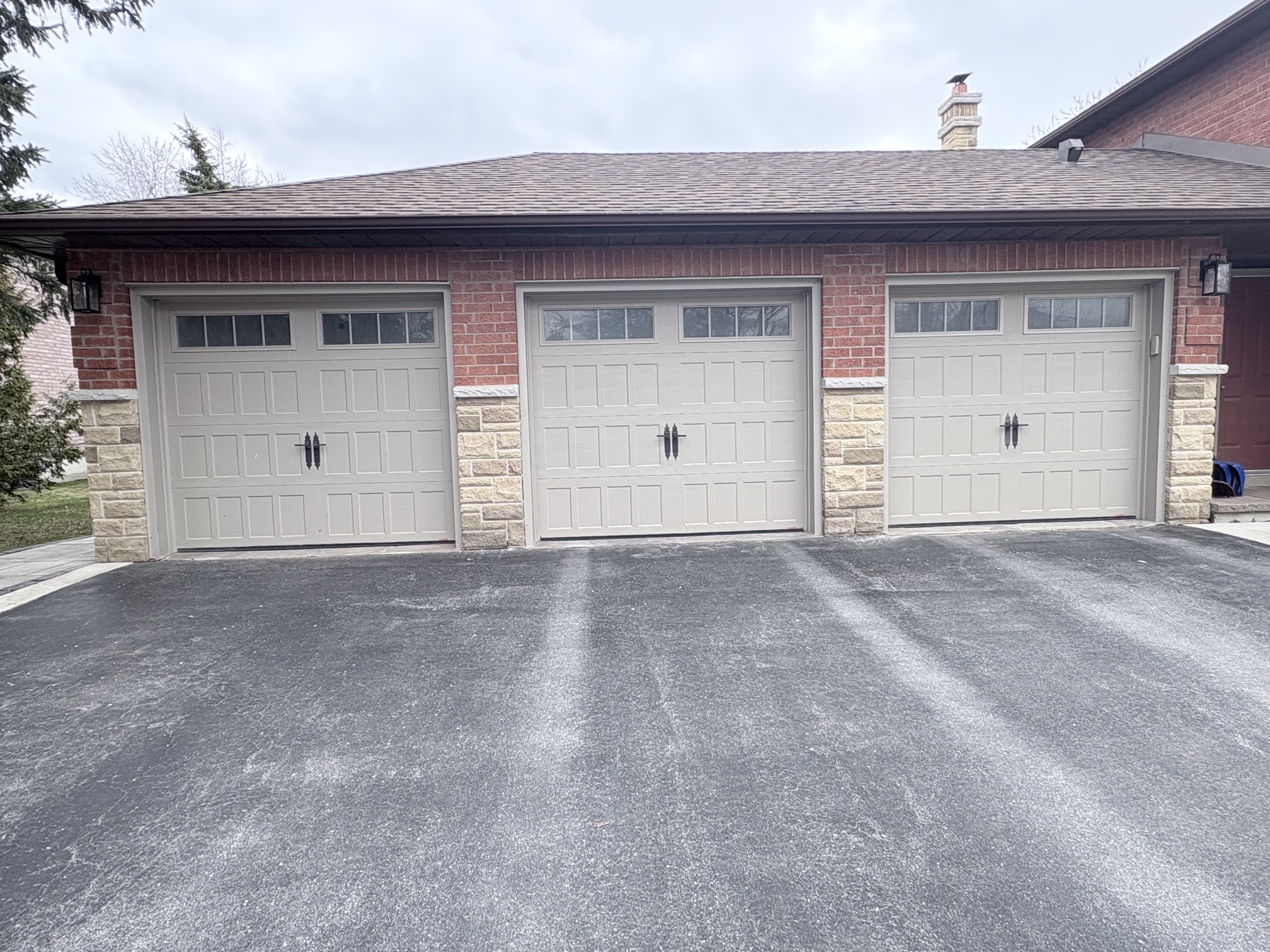 Stone skirt installation